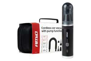 Amio – Ασύρματο Σκουπάκι Χειρός 100W 20kPa Με Αντλία & USB-C Heavy Duty Για Καθημερινή Χρήση & Ισχυρό Καθαρισμό – 1 Τεμ. (04785/AM)