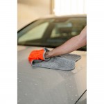 Lampa Πανάκι Καθαρισμού Microfibre (Μικροΐνες) Διπλής Όψης Premium (40x60 cm) - Γκρι / Πορτοκαλί 1Τεμ. (L3718.2)