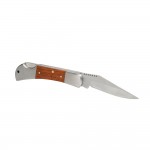 Σουγιας / Μαχαιρι Τσεπης Pocket Knife Inox Με Ξυλινη Λαβη 18x11,5x23cm Σε Σταντ Lampa - 24 ΤΕΜ.