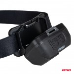 Amio - Φακός Κεφαλής Εργασίας Τύπου XPG+COB Led Χωρητικότητα Μπαταρίας 1800mAh - 1 τεμ. (04667/AM)