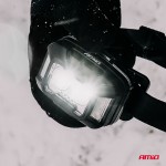 Amio - Φακός Κεφαλής Εργασίας Τύπου 2xXPG+10SMD Led Χωρητικότητα Μπαταρίας 1800mAh - 1 τεμ. (04668/AM)