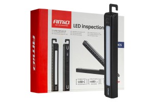 Amio - Φακοί Εργασίας Χειρός Ανακλινόμενοι Τύπου XTE+SMD Led Χωρητικότητα Μπαταρίας 600mAh Μήκος 15cm - 10 τεμ. (04670/AM)