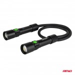 Amio - Φακοί Εργασίας Χειρός Τύπου 2xP50 Led Χωρητικότητα Μπαταρίας 500mAh - 2 τεμ. (04671/AM)