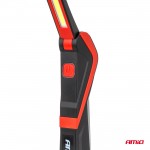 Amio – Φακός Εργασίας Led Cob 10W USB-C 4400mAh Με Διπλό Γάντζο & Μαγνήτη Για Ισχυρό Φωτισμό & Μέγιστη Ευελιξία – 1 Τεμ. (04505/AM)