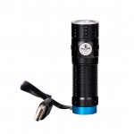 Φακος Χειρος 1x10W 490lm IP65 71mm Φ23mm 1100mAh Li-ion Tactical Laser Flashlight M-TECH - 1 Τεμ.