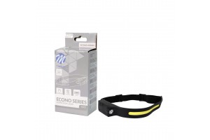 Φακος Κεφαλης Εργασιας 360lm 1LED Cob 4W + 1LED 3W 4 Λειτουργιων (ΛΕΥΚΟ) M-TECH - 1 ΤΕΜ.