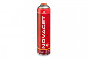 Φιαλη Ανταλλακτικη ΒΟΥΤΑΝΙΟΥ/ΠΡΟΠΑΔΙΕΝΙΟΥ/ Προπανιο Novacet Με Βαλβιδα Και Σπειρωμα 7/16'' 600ml