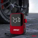 Κομπρεσερ Αερα 7,4V 10bar/150psi 40W Φορτιση Με Usb / Με 5 Ανταπτορες Και Ψηφιακη Ενδειξη Amio - 1 Τεμ.