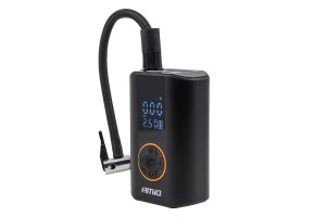 Amio - Φορητός Αεροσυμπιεστής Μπαταρίας ACOMP-25 40W Έως 10 Bar Με Οθόνη Led & Φακό – USB-C - 1 Τεμ. (04414/AM)