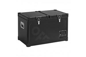 Ψυγειο TB65DD Steel Black Μεταλλικο Με 2 Θαλαμους 60L (36L+24L) 12/24V 85W 499x810x492mmINDEL B - 1 TEM.