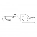 Κατσαρολακι Ηλεκτρικο Electric Saucepan 24V 270W 13A Φ18cm 1,9Lt Με Φις Αναπτηρα Lampa - 1 ΤΕΜ.