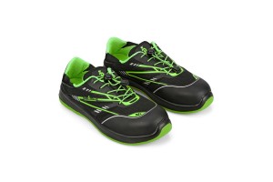 Euroroutier - Παπούτσια Ασφαλείας Νο 38 Hybrid Tech Green Ελαφρύ Αναπνεύσιμο Ύφασμα Αντιστατικό Με Μεταλλική Μύτη - 1 τεμ. (L.ERHYTG38)