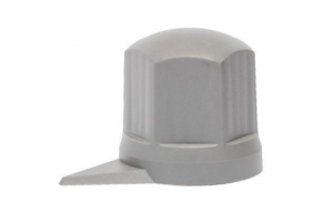 Καπακια Παξιμαδιων / Μπουλονιων Φορτηγου Μακρυ ΑΣΗΜΙ/ΓΚΡΙ Με Δεικτη 33mm - 60 ΤΕΜ.