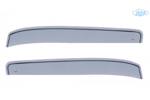 Ζευγαρι Μπροστινοι Ανεμοθραυστες Για Ford Transit Connect /TOURNEO Connect 2/4/5D 2002-2013 Απο Ευκαμπτο Χυτο Ακρυλικο Γυαλι (CAST Acrylic GLASS) Dga - 2 ΤΕΜ.