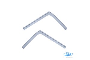 Ζευγαρι Μπροστινοι Ανεμοθραυστες Για Vw Crafter Van 2017+ / Man Tge 2016+ΑΠΟ Ευκαμπτο Χυτο Ακρυλικο Γυαλι (CAST Acrylic GLASS) Dga - 2 Τεμ