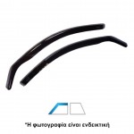 Ανεμοθραυστες Για Maxus T90/T90EV Pickup 4D 2021+ Ζευγαρι Απο Ευκαμπτο Φιμε Πλαστικο Heko - 2 Τεμ