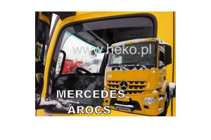 Ανεμοθραυστες Για Mercedes Actros MP4 2012+ / Antos 2012+ Ζευγαρι Απο Ευκαμπτο Φιμε Πλαστικο Heko - 2 Τεμ