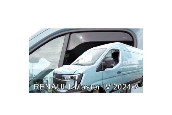 Ανεμοθραυστες Για Renault Master Iv Κοντο 2024+ Ζευγαρι Απο Ευκαμπτο Φιμε Πλαστικο Heko - 2 ΤΕΜ.