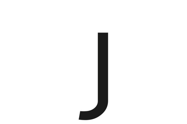 Αυτοκολλητο Γραμμα Πινακιδων 60x30cm "J"