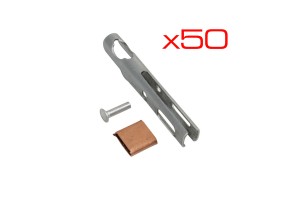 Τερματικα Καλωδιων & Συρματοσχοινων Για Μουσαμαδες Καροτσας Tir 6mmLAMPA - 50ΤΕΜ.