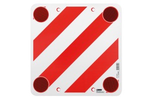 Ανακλαστικο Σημα Προεξεχοντος Φορτιου Χωρις Μεταλλικα Στηριγματα ΚΟΚΚΙΝΟ/ΑΣΠΡΟ 50x50cm 1ΤΕΜ.