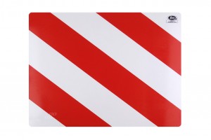 Ανακλαστικο Σημα Προεξεχοντος Φορτιου ΚΟΚΚΙΝΟ/ΑΣΠΡΟ Δεξι Amio - 1 τεμ.