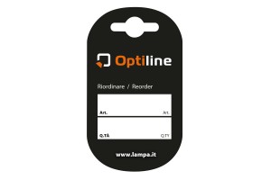 Καρτελα Ενδειξης Τιμης & Κωδικου Σειρας Optiline Για Σταντ 7x12cm Lampa - 1 TEM.