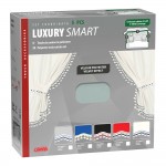 Κουρτινες Νταλικας Luxury Smart ΑΣΗΜΙ/ΜΠΛΕ Σετ Lampa - 5 ΤΕΜ.