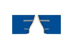 Κουρτινες Νταλικας Luxury Smart ΜΠΛΕ/ΧΡΥΣΟ Σετ Lampa - 5 ΤΕΜ.