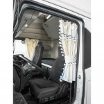 Κουρτινες Νταλικας Luxury Smart ΚΡΕΜ/ΜΠΛΕ Σετ Lampa - 5 ΤΕΜ.