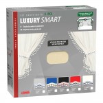 Κουρτινες Νταλικας Luxury Smart ΚΡΕΜ/ΜΠΛΕ Σετ Lampa - 5 ΤΕΜ.