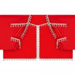 Κουρτινες Νταλικας Luxury Pro Cabin Κοκκινο / Μαυρο Σετ Lampa - 8 ΤΕΜ.