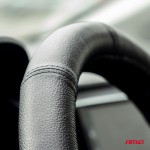 Καλυμμα Τιμονιου Δερματινο Xxl 44-46 Cm Μαυρο Amio - 1 ΤΕΜ.