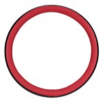 Lampa - Κάλυμμα Τιμονιού Φορτηγού Aura Skeentex Κόκκινο Μέγεθος M Ø44–46cm Ultra-Soft, Αντιολισθητικό, Φάρδος 10cm - 1 τεμ. (L9707.9)