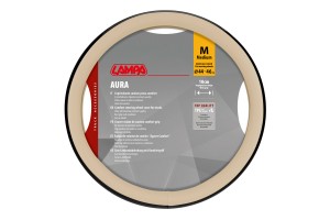 Lampa - Κάλυμμα Τιμονιού Φορτηγού Aura Skeentex Μπεζ Μέγεθος M Ø44–46cm Ultra-Soft, Αντιολισθητικό, Φάρδος 10cm - 1 τεμ. (L9707.5)