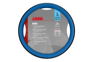 Lampa - Κάλυμμα Τιμονιού Φορτηγού Aura Skeentex Μπλε Μέγεθος L Ø46–48cm Ultra-Soft, Αντιολισθητικό, Φάρδος 10cm- 1 τεμ. (L9707.8)