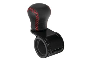 Τεμπελης Τιμονιου Περιστρεφομενος Δερματινος Μαυρος Με Κοκκινη Ραφη 20-40mm Revolve Lampa - 1ΤΕΜ