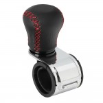 Τεμπελης Τιμονιου Δερματινος Μαυρος Με Κοκκινη Ραφη Και Χρωμιωμενο Βραχιονα 20-40mm Revolve Lampa - 1ΤΕΜ