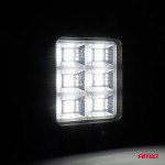 Προβολεας Εργασιας Τετραγωνος Led 69W 9-36V 7.200lm 6.500K AWL60 Amio - 1 ΤΕΜ.