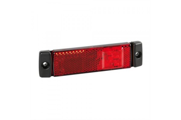 Φως Θεσεως Φορτηγου 24V 3LED Κοκκινο 130x30mm 1ΤΕΜ.