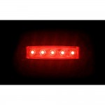Φως Ογκου 12/24V 5xSMD Led Κοκκινο 96x20mm Με Εγκριση Τυπου R7/R10LAMPA - 1 TEM.