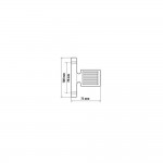 Φως Ογκου 12/24V Alpha Flex 7 Με 6 Led Τριπλης Εστιασης Σιλικονης R148-R10 100x73mm Δεξι 1ΤΕΜ.