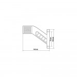 Φως Ογκου 12/24V Alpha Flex 12 Με 6 Led Τριπλης Εστιασης Σιλικονης R148-R10 100x140mm Αριστερο 1ΤΕΜ.