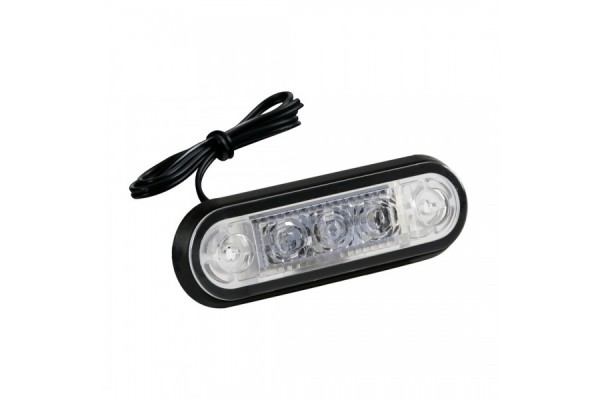 Φως Ογκου 3LED Πορτοκαλι Smd 12/24V 85mm 20 ΤΕΜ.