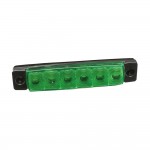 Φως Ογκου 9>32V 6 Led Πρασινο Χρωμα 95,6x19,8mm Με Εγκριση Τυπου E148 Lampa -1 Τεμ.