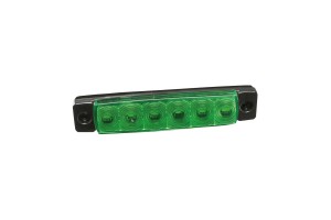 Φως Ογκου 9>32V 6 Led Πρασινο Χρωμα 95,6x19,8mm Με Εγκριση Τυπου E148 Lampa -1 Τεμ.