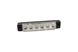 Φως Ογκου 9>32V 6 Led Λευκο Διαφανο 95,6x19,8mm Με Εγκριση Τυπου E148 Lampa -20 Τεμ.