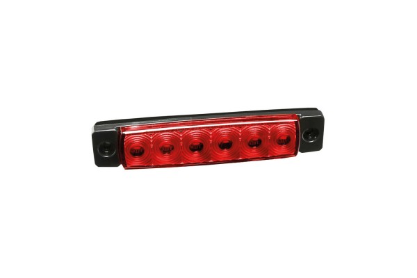Φως Ογκου 9>32V 6 Led Κοκκινο Χρωμα 95,6x19,8mm Με Εγκριση Τυπου E148 Lampa -20 Τεμ.