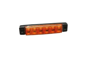 Φως Ογκου 9>32V 6 Led Πορτοκαλι Χρωμα 95,6x19,8mm Με Εγκριση Τυπου E148 Lampa -20 Τεμ.