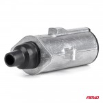 Amio – Πρίζα Κοτσαδόρου 24V 7PIN Type S Αλουμινίου Heavy Duty Για Ασφαλή Σύνδεση & Καθημερινή Χρήση – 1 Τεμ. (04791/AM)